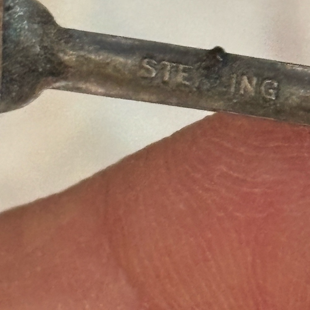 Vintage signed sterling antique love birds pin!! - Picture 6 of 7